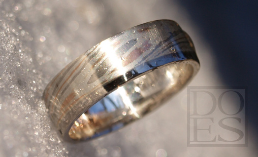Mokume-gane ring-Palladium-Redgold-Silver.JPG